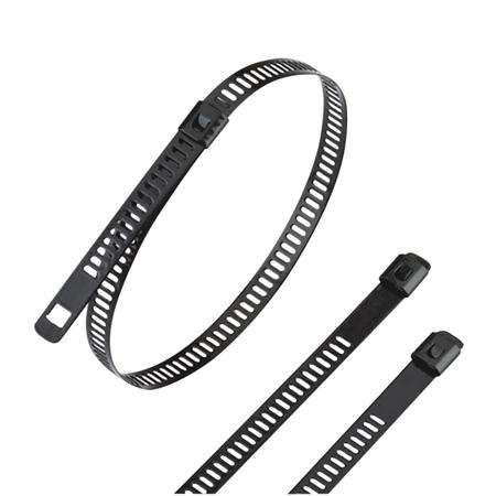 183-4174 SS316 Ladder Single-lock tie black coate