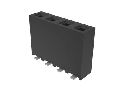 91601-304ALF Amphenol Communications Solutions Surface Mount PCB Socket, 4-Contact, 1-Row, 2.54mm Pitch