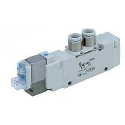 VQZ2120B-5YO1-C6-Q SMC 2 Position Single Pneumatic Solenoid Valve - Solenoid One-Touch Fitting 6 mm VQZ Series 24V dc