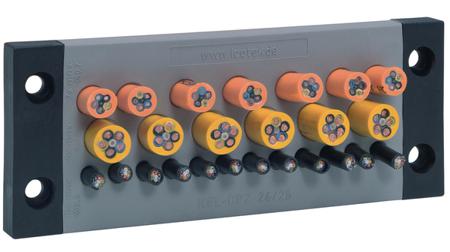 KEL-DPZ 24/17 Icotek Polyamide Cable Trunking Frame, 147 x 58 x 14mm, KEL-DPZ