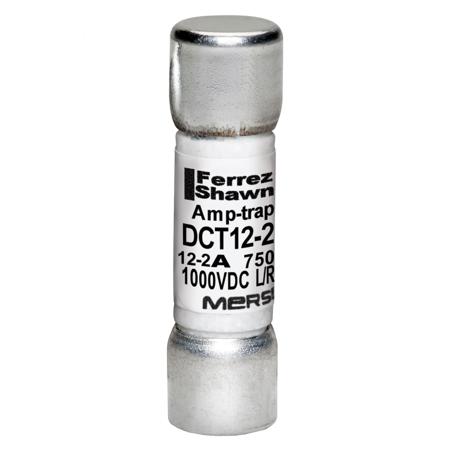 DCT12-2 Mersen 12A Melamine Cartridge Fuse, 10 x 38mm