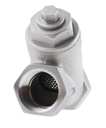 499-2739 RS Pro, 3/4 in BSP Stainless Steel Y Strainer
