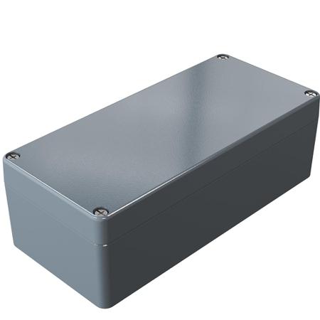 01163609 Rose Aluminium Standard Series Grey Die Cast Aluminium Enclosure, IP66, IK09, Grey Lid, 360 x 160 x 90mm