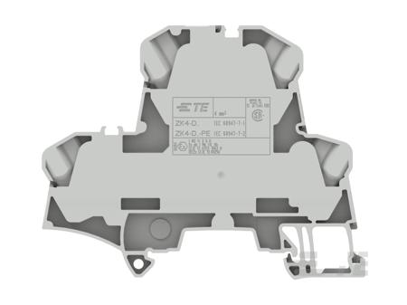 1SNK706210R0000 Entrelec ENTRELEC SNK Series Terminal Block, 4mm², 2-Level, Push In Termination