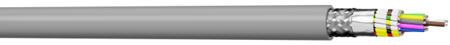 2102E AXINDUS MC22E Control Cable, 10 Cores, 0.22 mm² 24 AWG, Screened, 100 m, Grey Polyvinyl Chloride Sheath