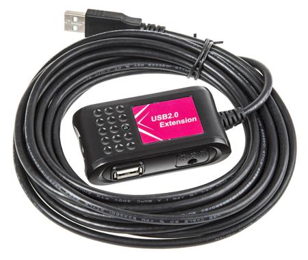 121-627 Roline 2 Port USB 2.0 USB Extension Cable, up to 5m Extension Distance
