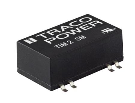 TIM-2-4823SM TRACOPOWER TIM 2 2W Isolated DC-DC Converter Surface Mount, Vin 36 → 75 V dc, Vout ±15V dc Medical Approved