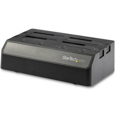 SDOCK4U313 StarTech.com USB 3.1 Gen 2 Hard Drive Docking Station for 4 Drives SATA Hard Drive 2.5 x 3.5in