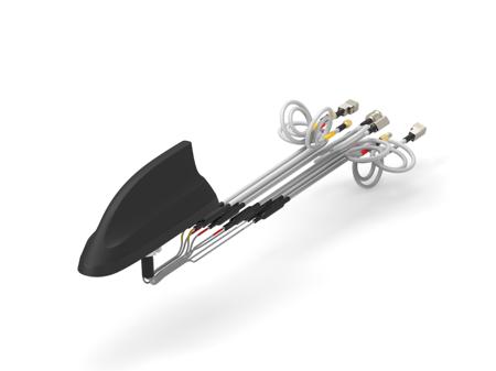 L000423-12 TE Connectivity  Shark Fin Multi-Band Antenna with SMA Connector, 4G, 4G (LTE), 5G (LTE), Bluetooth (BLE),