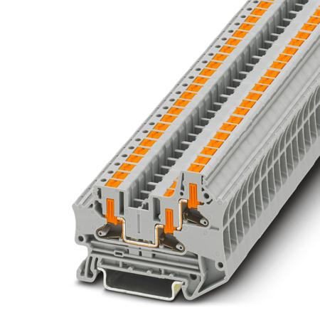 1088731 Phoenix Contact  PTV Series Grey, Push In Termination