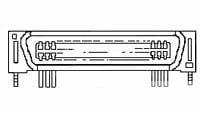 5176381-3 TE Connectivity, AMP Header Plug Through Hole