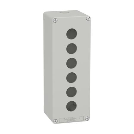 XAPD4506 Schneider Electric Grey Metal General Purpose Enclosure, IP65, IK07, Grey Lid, 220 x 80 x 77mm