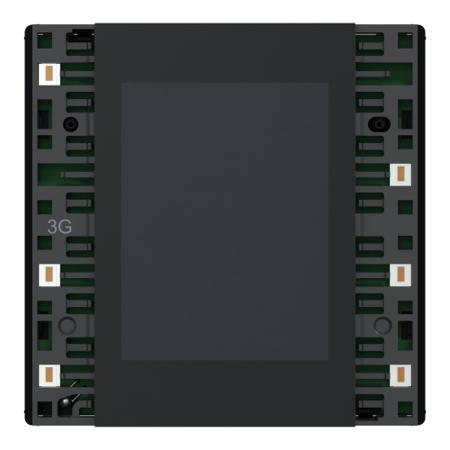 MTN6193-6010 Schneider Electric Black 3 Gang Cover