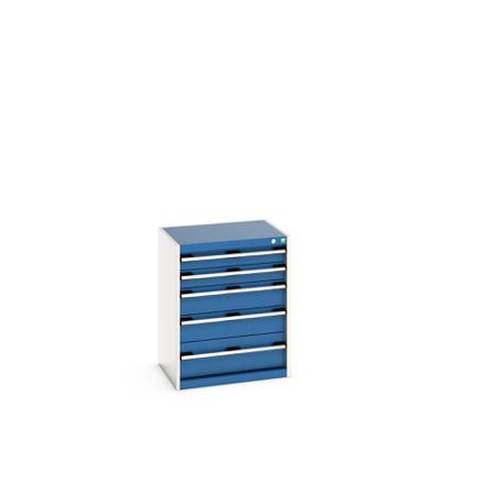 40011046.11V Bott 5 Cabinet, Steel, 800mm x 650mm x 525mm, Blue, Light Grey
