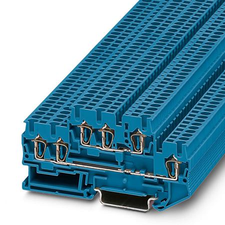 3038529 Phoenix Contact  STTB Series Blue, Double-Level, Spring Cage Termination
