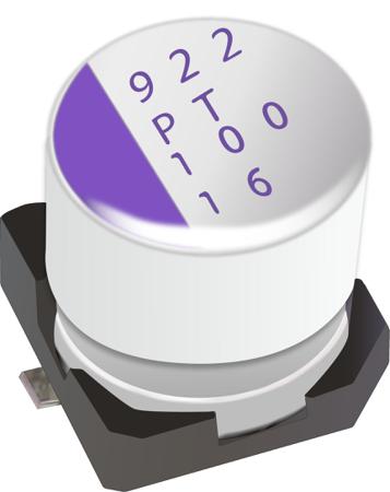 35SVPT39M Panasonic 39μF Conductive Polymer Aluminium Solid Capacitor 35V dc, Surface Mount -