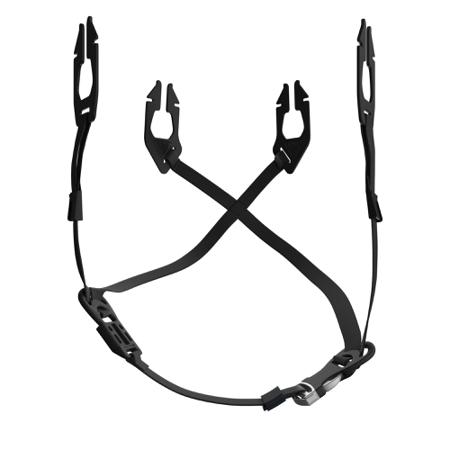 GA90047 MSA Safety Polyester Webbing Black, Grey Hard Hat Chin Strap, V - Gard Helmet