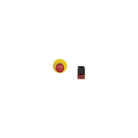400510 Pilz 400 Series Emergency Stop Push Button, 55mm Cutout, DPST