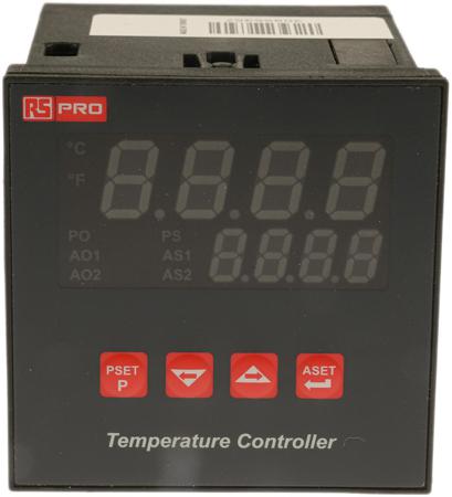 786-4775 RS PRO Panel Mount PID Temperature Controller, 72 x 72mm, 3 Output SSR, 230 V ac Supply Voltage ON/OFF, PID Controller