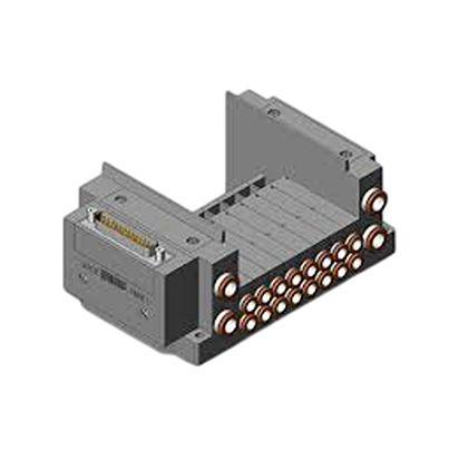 SS5Y3-10F1-08B-C6-NA SMC SY3000 series 8 station One-Touch Fitting 6 mm Manifold Base for use with Valve,