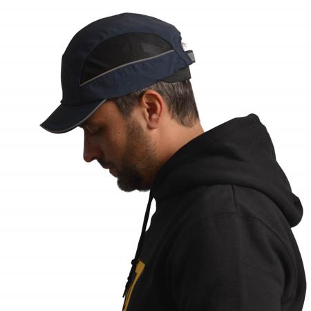 ALLC02V05 SURFLEX Navy Standard Peak Bump Cap, ABS Protective Material