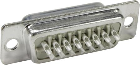09670155615 HARTING SV TSDC 15 Way Panel Mount D-sub Connector Plug