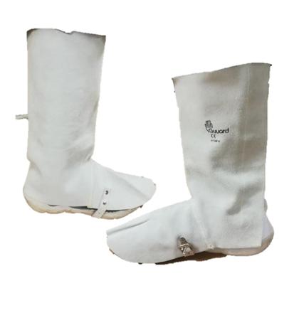 GUETTRE-67100-V GUYARD White Leather Spats