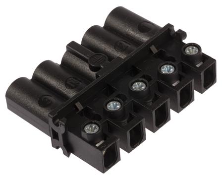 92-954-4053-1 Wieland GST18i5 Series, Male 5 Pole Connector, Cable Mount,with Strain Relief, Rated At 20A, 400 V