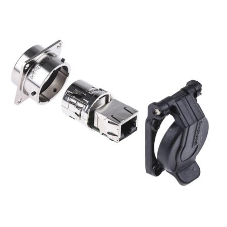 RJF21NSCC Amphenol Socapex RJF Series Female RJ45 Connector, Panel Mount, Cat5e 1 Port 8 -Way