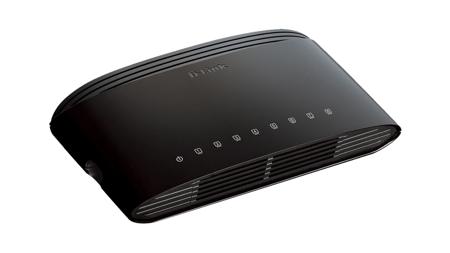 DES-1008D-E Ethernet Switch, Unmanaged 8 Port Ethernet Switch, EU