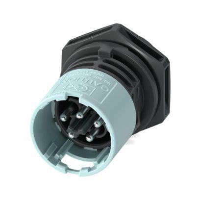 1308654 Phoenix Contact Connector, 5 Contacts, Front, Plug, Male, IP66, IP68, IP69, PRC 20 Series