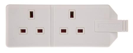 296-3515 Type G - British 2 Gang Power Distribution Unit, 13A