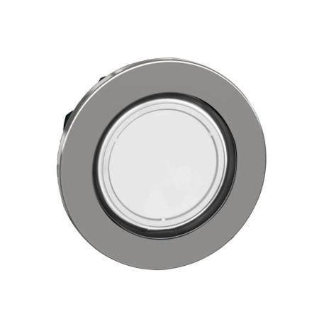 ZB4FVCUST01 Schneider Electric, Harmony, Flush Mount White LED Pilot Light, 22mm Cutout, Round