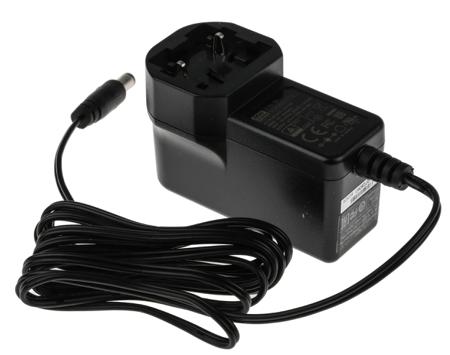 GEM06I24-P1J MEAN WELL 6W Plug-In AC/DC Adapter 24V dc Output, 250mA Output
