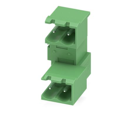 1877614 Phoenix Contact, 5.08mm Pitch, MDSTBA 2.5/ 2-GR-5.08, 2 Way, Pluggable Terminal Block, Header, Solder Termination,