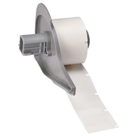 M7-19-417 Brady B-417 White, Transparent Label, 25.40mm Width, 9.53mm Height, 250 Qty