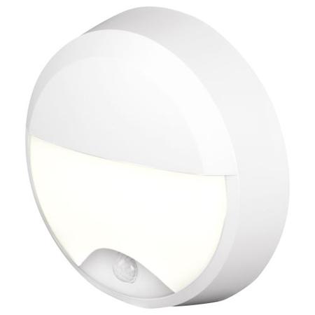 4L2-3219-PIR 4lite UK Round LED Bulkhead Light, 12.5 W, 220 → 240 V, , Lamp Supplied, IP54, Pylus