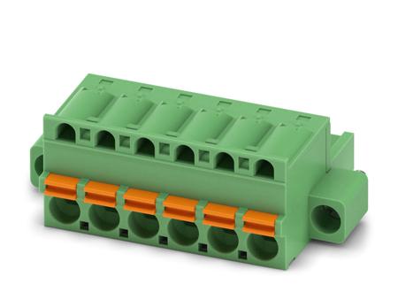 1873249 Phoenix Contact, 5.08mm Pitch, FKC 2.5/ 6-STF-5.08, 6 Way, , Pluggable Terminal Block, Plug, Panel Mount, Screw