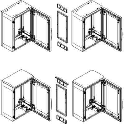 NSYMUPLA53G Schneider Electric NSYMUPLA series 500 x 320mm Coupling Kit for use with Thalassa PLA