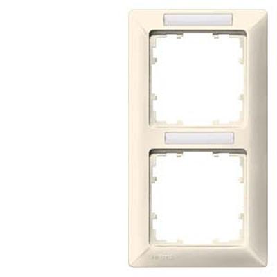 5TG2582-2 Siemens White 2 Gang Frame