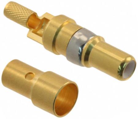 09692815141 HARTING, D-Sub Mixed Series, Male Crimp, Solder D-Sub Connector Coaxial Contact, Gold Coaxial