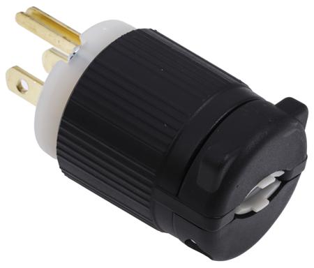 860-6738 RS Pro , US Mains Plug NEMA 5-15P, 15A, Cable Mount, 125 V AC