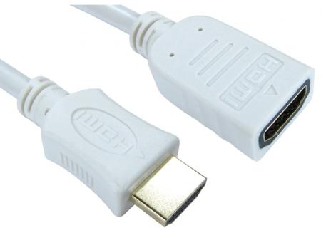 286-2956 RS PRO V2.0, 2m Male HDMI to Female HDMI High Speed 4K