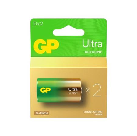 GPPCA13AU086 Gp Batteries GP Batteries Ultra Alkaline 1.5V Alkaline Manganese Dioxide D Batteries