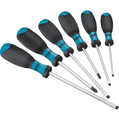 810SPC-6 HAZET 6 piece Matt Chrome Plated Screw Extractor
