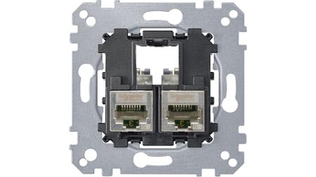 MTN4576-0022 Schneider Electric, Merten inserts Data Socket for use with Ethernet Connector