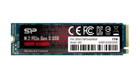 SP001TBP34A80M28 Silicon Power P34A80 M.2 (2280) 1 TB Internal SSD