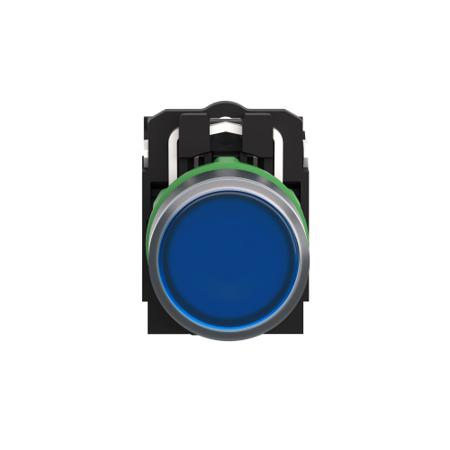 XB5AW36B5 Schneider Electric Harmony XB5 Illuminated Blue Push Button NO/NC Spring Return