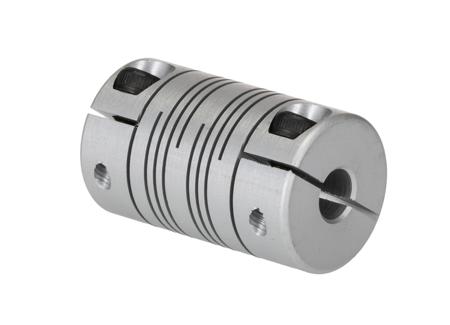 132-168 RS PRO Beam Coupling, 19.05mm Outside Diameter, 6mm Bore, 31.75mm Length Flexible Beam Coupling