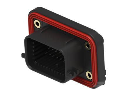 8-2384723-5 TE Connectivity, SUPERSEAL Automotive Connector Plug Black Panel Mount 34 Way, Through Hole Termination